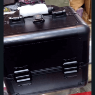 Unisex Professional Makeup Box with Faux Suede Interior, Key Lock, Portable Vanity Case Price in Pakistan | LAPTAB
