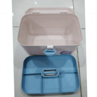 High Quality Matt Finish Medicine Box with Dual Layer Storage and Safety Buckle Price in Pakistan | LAPTAB