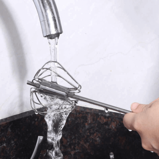 Semi Auto Kitchen Whisk Hand Blender with Stainless Steel Beater for Eggs and Drinks Price in Pakistan | LAPTAB