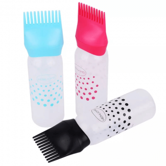 Soft Plastic Oil Comb Applicator Bottle with Measuring Scale for Hair Dyeing and Oiling Price in Pakistan | LAPTAB