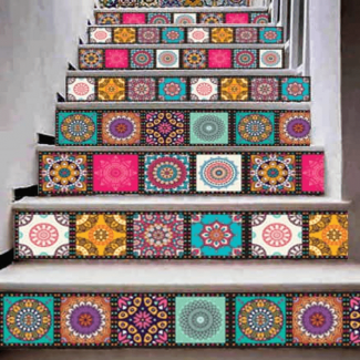 Tile Stickers Set of 12 Durable Peel-and-Stick Designs for Walls and Surfaces Price in Pakistan | LAPTAB