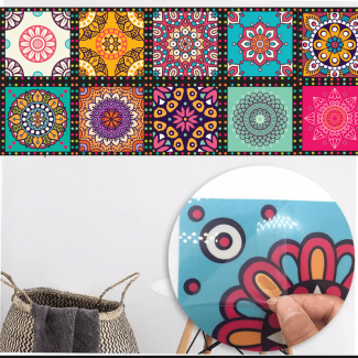 Tile Stickers Set of 12 different designs