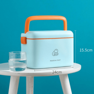 Portable Family First Aid Box with 2-Layer Design, Moisture-Proof, Large Capacity Price in Pakistan | LAPTAB