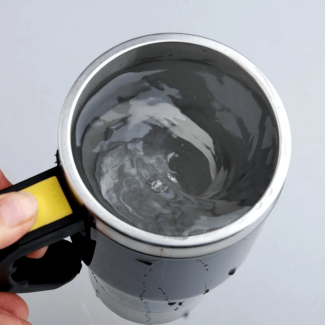 400ml Stainless Steel Magnetic Self Stirring Mug with Lid, Quiet Operation Price in Pakistan | LAPTAB