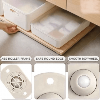 4 pcs Self-Adhesive 360? Rotating Ball Wheels for Smooth, Quiet Moving Price in Pakistan | LAPTAB