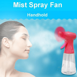 Creative Misting Fan with Spray Bottle, Portable Mini Cooling Fan for Hiking and Travel Price in Pakistan | LAPTAB