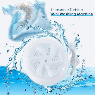 Mini Portable Ultrasonic Turbine USB Washing Machine for Clothes and Jewelry Price in Pakistan | LAPTAB