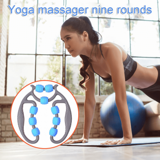 U Shape Massage Roller with 8 Wheels, 80 Massage Particles, Elastic PP Material Price in Pakistan | LAPTAB