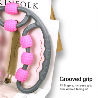 U Shape Massage Roller with 8 Wheels, 80 Massage Particles, Elastic PP Material Price in Pakistan | LAPTAB