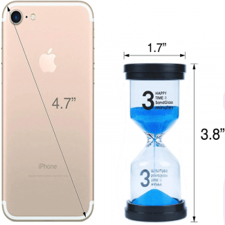 3-Minute Sand Hourglass Timer Mini Clock with Colorful Sand for Home and Office Price in Pakistan | LAPTAB