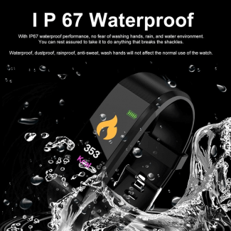 115HR PLUS Smart Band Fitness Tracker with Sleep Monitor and Call Control Price in Pakistan | LAPTAB
