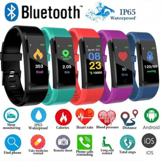 115HR PLUS Smart Band Fitness Tracker with Sleep Monitor and Call Control Price in Pakistan | LAPTAB