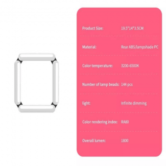 V84 Foldable Beauty Fill Light with 144 LEDs, 3 Color Modes, USB Powered Price in Pakistan | LAPTAB