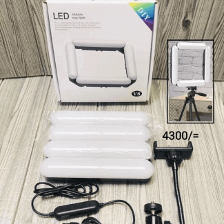 V84 Foldable Beauty Fill Light with 144 LEDs, 3 Color Modes, USB Powered Price in Pakistan | LAPTAB