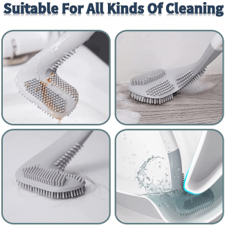 Long Handle Toilet Cleaning Brush with Flexible TPR Head for Deep Cleaning Price in Pakistan | LAPTAB