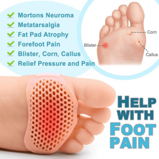 Silicone Gel-lined Shoe Insoles with Toe Separator for Bunion and Foot Pain Relief Price in Pakistan | LAPTAB