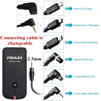 Pholsy Wireless Shutter Remote Control with Digital Timer for DSLR Cameras Price in Pakistan | LAPTAB