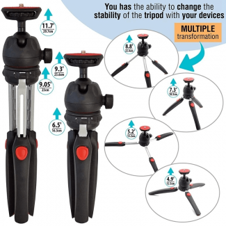 NeePho NP-888 Extendable Mobile Phone Camera Tripod with 360? Rotation and Holder Price in Pakistan | LAPTAB