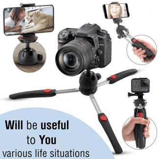 NeePho NP-888 Extendable Mobile Phone Camera Tripod with 360? Rotation and Holder Price in Pakistan | LAPTAB