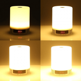 Bluetooth Speaker Bedside Lamp with Multi-Color Light, Dimming, Timer, and Hands-Free Calls Price in Pakistan | LAPTAB