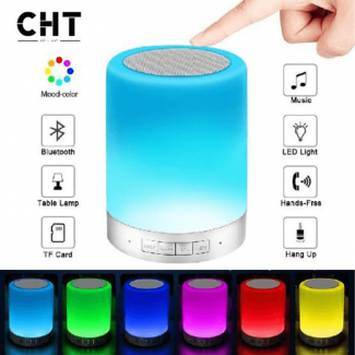 Bluetooth Speaker Bedside Lamp with Multi-Color Light, Dimming, Timer, and Hands-Free Calls Price in Pakistan | LAPTAB