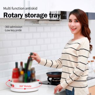 360 Multi-Functional Rotating Tray with Smooth-Gliding Ball Bearing for Organized Storage Price in Pakistan | LAPTAB