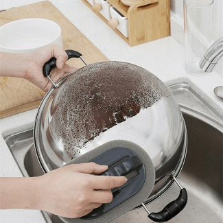 Multi-Functional Magic Cleaning Sponge with Handle for Stain and Rust Removal Price in Pakistan | LAPTAB