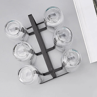 Iron Glass Stand and Cup Holder with 6 Branches, Metal Durable Kitchen Organizer Price in Pakistan | LAPTAB