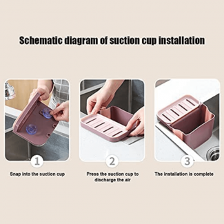 Double Suction Cup Hanging Sink Drain Basket for Organizing Kitchen Tools and Fruits Price in Pakistan | LAPTAB