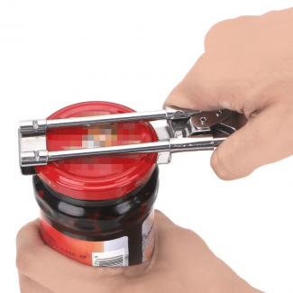 Adjustable Stainless Steel Can Opener with Secure Grip for Jars and Bottles Price in Pakistan | LAPTAB