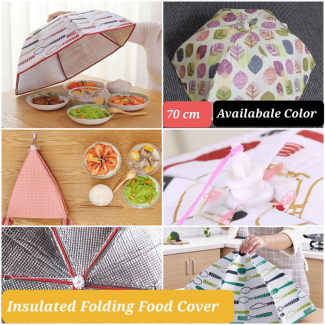 Foldable Insulated Food Covers - Thick Aluminum, Anti-Fly Design, Space-Saving Price in Pakistan | LAPTAB