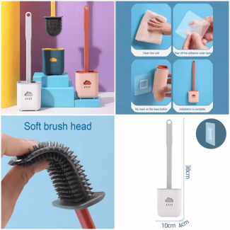 Silicone Toilet Brush with Flexible Head for Deep Cleaning and Reach Price in Pakistan | LAPTAB