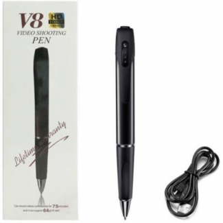 Spy Pen Camera V8 HD 1080P - Compact, Portable Video Recorder