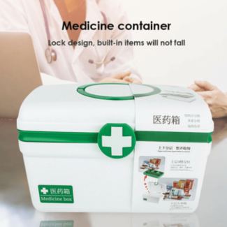 Large Medicine Storage Box with Compartments for Organized First Aid Price in Pakistan | LAPTAB