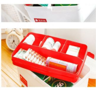 Large Medicine Storage Box with Compartments for Organized First Aid Price in Pakistan | LAPTAB