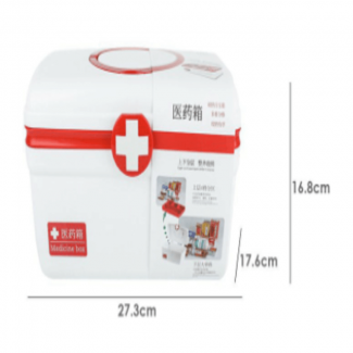Large Medicine Storage Box with Compartments for Organized First Aid Price in Pakistan | LAPTAB