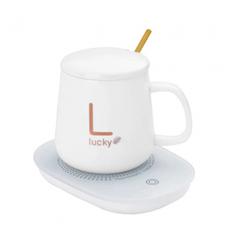 Coffee Cup Warmer Heater Coaster with USB Interface and Eco-Friendly Mugs
