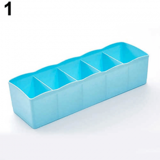 5 Compartment Underwear Storage Drawer Organizer - Adjustable & Durable Price in Pakistan | LAPTAB