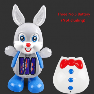 Electric Rabbit Educational Robot Toy - Dancing, Singing, Light Effects
