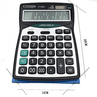 14-Digit Solar Dual Power Calculator CT 9300 for Students and Offices Price in Pakistan | LAPTAB