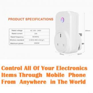 Pack of 3 WIFI Smart Plugs with IFTTT and Voice Control Compatibility Price in Pakistan | LAPTAB