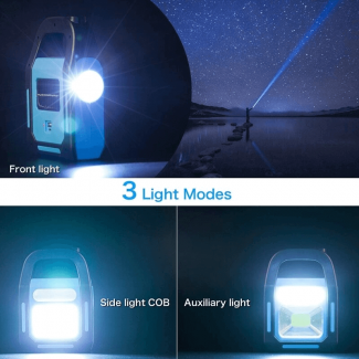 3 In 1 Waterproof Solar Flashlight with USB Charging and COB LED Design Price in Pakistan | LAPTAB