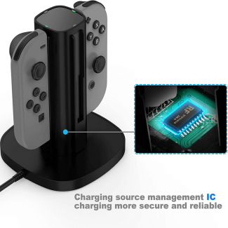 4 In 1 Joy Con Charger Dock Station for Nintendo Switch Controllers Price in Pakistan | LAPTAB