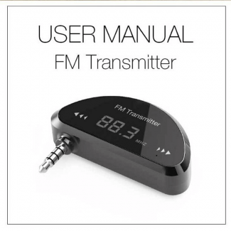 Universal Wireless FM Transmitter Car Kit with USB Charging and Hands-Free Calling
