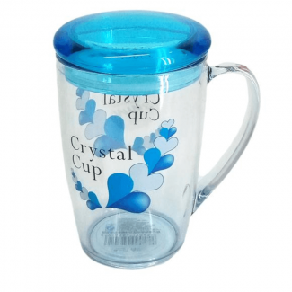 BPA-Free Acrylic Mug with Air Tight Lid for Hot and Cold Beverages