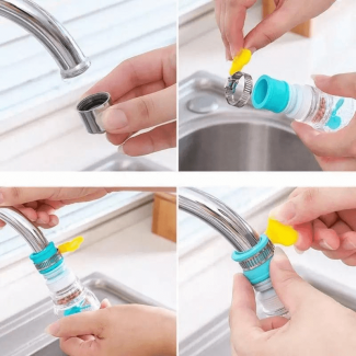 New Fan Faucet Plastic Rotating Kitchen Faucet with 360-Degree Swivel Spout Price in Pakistan | LAPTAB