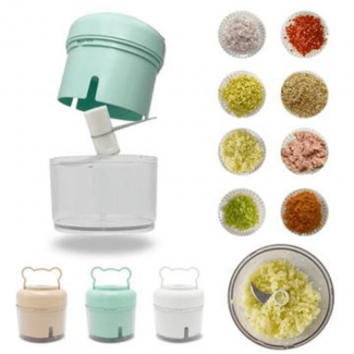 Wireless USB Rechargeable Vegetable Chopper with Stainless Steel Blades Price in Pakistan | LAPTAB