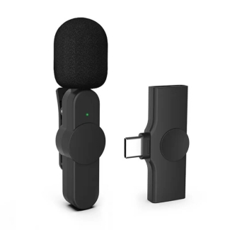 2.4G Lavalier Wireless Microphone for Type C - Plug & Play, Noise Reduction