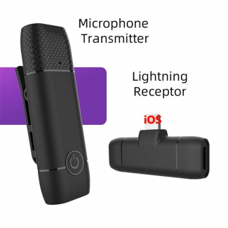 2.4G Lavalier Wireless Microphone for Lightning - Noise Reduction & Plug Play Price in Pakistan | LAPTAB