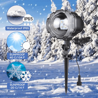 Mini Outdoor Snowflake LED Lamp Set with Bluetooth Speaker and Remote Price in Pakistan | LAPTAB